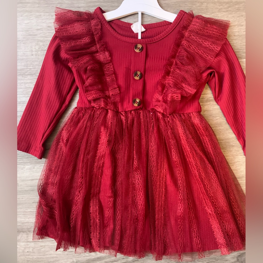 Tulle lace baby dress